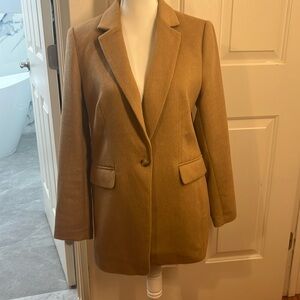 Classic tan blazer. NWT